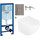 Инсталляция с подвесным унитазом комплект: Grohe Rapid SL 38772001+38732A00 с подвесным безободковым унитазом Azario Pro CS-1049SB сиденье микролифт, крепление, кнопка смыва графит, Цвет производителя: графит - фото, картинка Инсталляция с подвесным унитазом комплект: Grohe Rapid SL 38772001+38732A00 с подвесным безободковым унитазом Azario Pro CS-1049SB сиденье микролифт, крепление, кнопка смыва графит, Цвет производителя: графит - фото