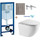 Инсталляция с подвесным унитазом комплект: Grohe Rapid SL 38772001+38732A00 с подвесным безободковым унитазом Azario Grado AZ-0046-UQ сиденье микролифт, крепление, кнопка смыва графит, Цвет производителя: графит - фото, картинка Инсталляция с подвесным унитазом комплект: Grohe Rapid SL 38772001+38732A00 с подвесным безободковым унитазом Azario Grado AZ-0046-UQ сиденье микролифт, крепление, кнопка смыва графит, Цвет производителя: графит - фото