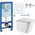 Инсталляция с подвесным унитазом комплект: Grohe Rapid SL 38772001+38732WM0 с подвесным безободковым унитазом Azario Teramo AZ-0052-UQ сиденье микролифт, крепление, кнопка смыва белый матовый, Цвет производителя: белый матовый - фото, картинка Инсталляция с подвесным унитазом комплект: Grohe Rapid SL 38772001+38732WM0 с подвесным безободковым унитазом Azario Teramo AZ-0052-UQ сиденье микролифт, крепление, кнопка смыва белый матовый, Цвет производителя: белый матовый - фото
