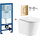 Инсталляция с подвесным унитазом комплект: Grohe Rapid SL 38772001+38732GL0 с подвесным безободковым унитазом Azario Fonti AZ-402W сиденье микролифт, крепление, кнопка смыва золото глянцевое, Цвет производителя: золото глянцевое - фото, картинка Инсталляция с подвесным унитазом комплект: Grohe Rapid SL 38772001+38732GL0 с подвесным безободковым унитазом Azario Fonti AZ-402W сиденье микролифт, крепление, кнопка смыва золото глянцевое, Цвет производителя: золото глянцевое - фото