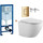 Инсталляция с подвесным унитазом комплект: Grohe Rapid SL 38772001+38732GL0 с подвесным безободковым унитазом Aquatek Европа AQ1901-00 сиденье микролифт, крепление, кнопка смыва золото глянцевое, Цвет производителя: золото глянцевое - фото, картинка Инсталляция с подвесным унитазом комплект: Grohe Rapid SL 38772001+38732GL0 с подвесным безободковым унитазом Aquatek Европа AQ1901-00 сиденье микролифт, крепление, кнопка смыва золото глянцевое, Цвет производителя: золото глянцевое - фото
