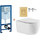 Инсталляция с подвесным унитазом комплект: Grohe Rapid SL 38772001+38732GN0 с подвесным безободковым унитазом Aquatek Европа AQ1106-00 сиденье микролифт, крепление, кнопка смыва золото матовое, Цвет производителя: золото матовое - фото, картинка Инсталляция с подвесным унитазом комплект: Grohe Rapid SL 38772001+38732GN0 с подвесным безободковым унитазом Aquatek Европа AQ1106-00 сиденье микролифт, крепление, кнопка смыва золото матовое, Цвет производителя: золото матовое - фото