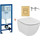Инсталляция с подвесным унитазом комплект: Grohe Rapid SL 38772001+38732GN0 с подвесным безободковым унитазом Ideal Standard Tesi AquaBlade T007901 сиденье микролифт, крепление, кнопка смыва золото матовое, Цвет производителя: золото матовое - фото, картинка Инсталляция с подвесным унитазом комплект: Grohe Rapid SL 38772001+38732GN0 с подвесным безободковым унитазом Ideal Standard Tesi AquaBlade T007901 сиденье микролифт, крепление, кнопка смыва золото матовое, Цвет производителя: золото матовое - фото