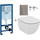 Инсталляция с подвесным унитазом комплект: Grohe Rapid SL 38772001+38732A00 с подвесным безободковым унитазом Ideal Standard Tesi AquaBlade T007901 сиденье микролифт, крепление, кнопка смыва графит глянцевый, Цвет производителя: графит глянцевый - фото, картинка Инсталляция с подвесным унитазом комплект: Grohe Rapid SL 38772001+38732A00 с подвесным безободковым унитазом Ideal Standard Tesi AquaBlade T007901 сиденье микролифт, крепление, кнопка смыва графит глянцевый, Цвет производителя: графит глянцевый - фото