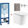Инсталляция с подвесным унитазом комплект: Grohe Rapid SL 38772001+38732A00 с подвесным безободковым унитазом Azario Fonti AZ-402W сиденье микролифт, крепление, кнопка смыва графит глянцевый, Цвет производителя: графит глянцевый - фото, картинка Инсталляция с подвесным унитазом комплект: Grohe Rapid SL 38772001+38732A00 с подвесным безободковым унитазом Azario Fonti AZ-402W сиденье микролифт, крепление, кнопка смыва графит глянцевый, Цвет производителя: графит глянцевый - фото