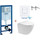 Инсталляция с подвесным унитазом комплект: Grohe Rapid SL 38772001+38732WM0 с подвесным безободковым унитазом Aquatek Европа AQ1900T-00 сиденье микролифт, крепление, кнопка смыва белый матовый (система смыва Торнадо), Цвет производителя: белый матовый - фото, картинка Инсталляция с подвесным унитазом комплект: Grohe Rapid SL 38772001+38732WM0 с подвесным безободковым унитазом Aquatek Европа AQ1900T-00 сиденье микролифт, крепление, кнопка смыва белый матовый (система смыва Торнадо), Цвет производителя: белый матовый - фото