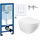 Инсталляция с подвесным унитазом комплект: Grohe Rapid SL 38772001+38732WM0 с подвесным безободковым унитазом Azario Grado AZ-0046 SP сиденье микролифт, крепление, кнопка смыва белый матовый, Цвет производителя: белый матовый - фото, картинка Инсталляция с подвесным унитазом комплект: Grohe Rapid SL 38772001+38732WM0 с подвесным безободковым унитазом Azario Grado AZ-0046 SP сиденье микролифт, крепление, кнопка смыва белый матовый, Цвет производителя: белый матовый - фото