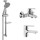 Набор смесителей 3 в 1 для ванны Vitra Dynamic S A49152EXP - фото 