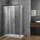 Душевое ограждение Vincea Soft 150x80 см VSR-3SO8015CLGM, вороненая сталь/прозрачное - фото, картинка Душевое ограждение Vincea Soft 150x80 см VSR-3SO8015CLGM, вороненая сталь/прозрачное - фото