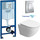 Инсталляция с подвесным унитазом комплект: Grohe Rapid SL 38772001 с подвесным безободковым унитазом BelBagno Uno-Tor BB5177CH-TOR/SC сиденье микролифт, крепление, кнопка смыва хром (Система смыва торнадо) - фото, картинка Инсталляция с подвесным унитазом комплект: Grohe Rapid SL 38772001 с подвесным безободковым унитазом BelBagno Uno-Tor BB5177CH-TOR/SC сиденье микролифт, крепление, кнопка смыва хром (Система смыва торнадо) - фото