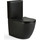 Унитаз-компакт безободковый Mirsant PANDORA 2 BLACK с крышкой Soft-close, чёрный матовый, Цвет производителя: чёрный матовый - фото, картинка Унитаз-компакт безободковый Mirsant PANDORA 2 BLACK с крышкой Soft-close, чёрный матовый, Цвет производителя: чёрный матовый - фото