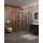 Душевое ограждение Cezares 120x110 см MOLVENO-AH-22-120/110-C-BORO-IV, брашированное золото/прозрачное - фото, картинка Душевое ограждение Cezares 120x110 см MOLVENO-AH-22-120/110-C-BORO-IV, брашированное золото/прозрачное - фото