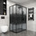 Душевое ограждение Niagara Eco 115x80 см NG-1012-14QBLACK, чёрный матовый/мозаика - фото, картинка Душевое ограждение Niagara Eco 115x80 см NG-1012-14QBLACK, чёрный матовый/мозаика - фото
