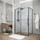 Душевое ограждение Grossman Galaxy 110x80 см 120.K33.01.1180.21.00, чёрный матовый/прозрачное - фото, картинка Душевое ограждение Grossman Galaxy 110x80 см 120.K33.01.1180.21.00, чёрный матовый/прозрачное - фото