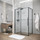 Душевое ограждение Grossman Galaxy 120x70 см 120.K33.01.1270.21.02, чёрный матовый/шиншилла - фото, картинка Душевое ограждение Grossman Galaxy 120x70 см 120.K33.01.1270.21.02, чёрный матовый/шиншилла - фото