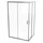 Душевое ограждение Taliente 120x90 см TA-09120-1CP, хром/прозрачное - фото 
