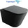 Унитаз подвесной безободковый Ceramicanova Union CN4009TMB (система смыва Торнадо) с крышкой микролифт, чёрный матовый - фото, картинка Унитаз подвесной безободковый Ceramicanova Union CN4009TMB (система смыва Торнадо) с крышкой микролифт, чёрный матовый - фото