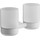 Двойной стакан для зубных щеток Belz B91508, белый матовый - фото 