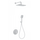 Душевая система для душа с термостатом Wonzon & Woghand WW-D2017-A-MW, белый матовый - фото 