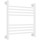 Полотенцесушитель водяной Сунержа Богема+ П8 500x560 мм (прямая перемычка) 30-0220-5050, белый матовый - фото 