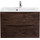 Тумба подвесная с раковиной BelBagno MARINO-650-2C-SO-RW-P 65 см, Rovere Moro - фото 