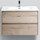 Тумба подвесная с раковиной BelBagno KRAFT-700-2C-SO-RGB 70 см, Rovere Galifax Bianco - фото, картинка Тумба подвесная с раковиной BelBagno KRAFT-700-2C-SO-RGB 70 см, Rovere Galifax Bianco - фото