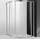Душевое ограждение Cezares 110х110 см MOLVENO-R-11-90+20-C-Cr-IV, хром/прозрачное - фото 