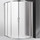Душевое ограждение Cezares 120х120 см MOLVENO-R-22-100+20-P-Cr, хром/матовое - фото 