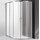 Душевое ограждение Cezares 120х100 см MOLVENO-RH-2-120/100-P-Cr, хром/матовое - фото 