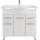 Тумба напольная с раковиной Mirsant Сандра 80 см, белый - фото 