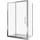 Душевое ограждение Bas Neo WTW-110-C-CH+SP-90-C-CH 110х90 см, хром/прозрачное - фото 