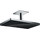 Верхний душ Hansgrohe Rainmaker Select 460 1jet 24002600, латунь/стекло, черный/хром - фото 
