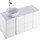 Тумбы подвесные со столешницей Ravak Balance 1200 X000001366 (2 тумбы SD Balance 600), белый - фото, картинка Тумбы подвесные со столешницей Ravak Balance 1200 X000001366 (2 тумбы SD Balance 600), белый - фото