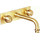 Смеситель для раковины настенный Cezares APHRODITE-BLS2-03/24-M, золото, Цвет производителя: золото - фото 