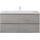 Тумба подвесная с раковиной Cezares MOLVENO-100-2C-SO-BET 100 см, Beton - фото 