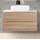 Тумба подвесная со столешницей BelBagno ETNA-1000-2C-SO-WO-P 100 см, Rovere Bianco/Bianco Opaco, Цвет фасада: Rovere Bianco - фото, картинка Тумба подвесная со столешницей BelBagno ETNA-1000-2C-SO-WO-P 100 см, Rovere Bianco/Bianco Opaco, Цвет фасада: Rovere Bianco - фото