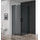 Душевое ограждение Cezares (90-100)x(100-110) см SLIDER-AH-2-90/100-100/110-GRIGIO-NERO (стекло 8 мм) черный/серое - фото, картинка Душевое ограждение Cezares (90-100)x(100-110) см SLIDER-AH-2-90/100-100/110-GRIGIO-NERO (стекло 8 мм) черный/серое - фото