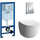 Инсталляция с подвесным унитазом комплект: Grohe Rapid SL 38772001 с подвесным унитазом Vitra Sento Rim-ex 7748B003-0075 сиденье микролифт, крепление, кнопка смыва хром - фото, картинка Инсталляция с подвесным унитазом комплект: Grohe Rapid SL 38772001 с подвесным унитазом Vitra Sento Rim-ex 7748B003-0075 сиденье микролифт, крепление, кнопка смыва хром - фото