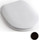 Сиденье с крышкой для унитаза White Ceramic Basic микролифт WC00S05SL, черный матовый - фото, картинка Сиденье с крышкой для унитаза White Ceramic Basic микролифт WC00S05SL, черный матовый - фото
