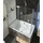 Шторка для ванны Jacob Delafon Capsule 140x90 см E6D129-GA, хром/прозрачное - фото, картинка Шторка для ванны Jacob Delafon Capsule 140x90 см E6D129-GA, хром/прозрачное - фото