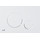 Кнопка смыва Alcaplast Thin M676, белый матовый - фото 