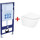 Инсталляция Aquatek Standart 50 INS-0000012 с подвесным безободковым унитазом BelBagno Tre BB8001CHR/SC - фото, картинка Инсталляция Aquatek Standart 50 INS-0000012 с подвесным безободковым унитазом BelBagno Tre BB8001CHR/SC - фото