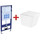 Инсталляция Aquatek Standart 50 INS-0000012 с подвесным унитазом BelBagno Due BB3103CHR/SC - фото, картинка Инсталляция Aquatek Standart 50 INS-0000012 с подвесным унитазом BelBagno Due BB3103CHR/SC - фото