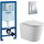 Инсталляция с подвесным унитазом комплект: Grohe Rapid SL 38772001 с подвесным безободковым унитазом Aquatek Вега AQ1904-00 сиденье микролифт, крепление, кнопка смыва хром, Цвет производителя: белый - фото, картинка Инсталляция с подвесным унитазом комплект: Grohe Rapid SL 38772001 с подвесным безободковым унитазом Aquatek Вега AQ1904-00 сиденье микролифт, крепление, кнопка смыва хром, Цвет производителя: белый - фото
