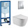 Инсталляция с подвесным унитазом комплект: Grohe Rapid SL 38772001 с подвесным безободковым унитазом Aquatek Бетта AQ1253W-00 сиденье микролифт, крепление, кнопка смыва хром - фото, картинка Инсталляция с подвесным унитазом комплект: Grohe Rapid SL 38772001 с подвесным безободковым унитазом Aquatek Бетта AQ1253W-00 сиденье микролифт, крепление, кнопка смыва хром - фото