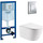 Инсталляция с подвесным унитазом комплект: Grohe Rapid SL 38772001 с подвесным безободковым унитазом Aquatek Оберон AQ1363W-00 сиденье микролифт, крепление, кнопка смыва хром - фото, картинка Инсталляция с подвесным унитазом комплект: Grohe Rapid SL 38772001 с подвесным безободковым унитазом Aquatek Оберон AQ1363W-00 сиденье микролифт, крепление, кнопка смыва хром - фото