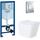 Инсталляция с подвесным унитазом комплект: Grohe Rapid SL 38772001 с подвесным безободковым унитазом Azario Teramo 0052 сиденье микролифт, крепление, кнопка смыва хром - фото, картинка Инсталляция с подвесным унитазом комплект: Grohe Rapid SL 38772001 с подвесным безободковым унитазом Azario Teramo 0052 сиденье микролифт, крепление, кнопка смыва хром - фото