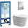 Инсталляция с подвесным унитазом комплект: Grohe Rapid SL 38772001 с подвесным безободковым унитазом Azario Nova AZ2217 сиденье микролифт, крепление, кнопка смыва хром - фото, картинка Инсталляция с подвесным унитазом комплект: Grohe Rapid SL 38772001 с подвесным безободковым унитазом Azario Nova AZ2217 сиденье микролифт, крепление, кнопка смыва хром - фото