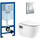Инсталляция с подвесным унитазом комплект: Grohe Rapid SL 38772001 с подвесным безободковым унитазом Belbagno Loto BB070CHR/SC сиденье микролифт, крепление, кнопка смыва хром - фото, картинка Инсталляция с подвесным унитазом комплект: Grohe Rapid SL 38772001 с подвесным безободковым унитазом Belbagno Loto BB070CHR/SC сиденье микролифт, крепление, кнопка смыва хром - фото
