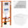 Инсталляция с подвесным безободковым унитазом BelBagno Due BB3103CHR/SC/BB002-80/BB005-PR-CHROME (кнопка смыва Prospero, хром глянцевый) - фото, картинка Инсталляция с подвесным безободковым унитазом BelBagno Due BB3103CHR/SC/BB002-80/BB005-PR-CHROME (кнопка смыва Prospero, хром глянцевый) - фото